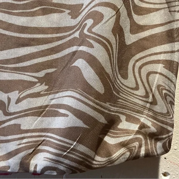 Meshki Brown Mini Dress - Picture 3 of 5